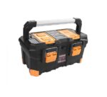 Super Bag ASR-4050 20 İnç Alüminyum Saplı Siyah-Turuncu Alet Çantası - Görsel 2