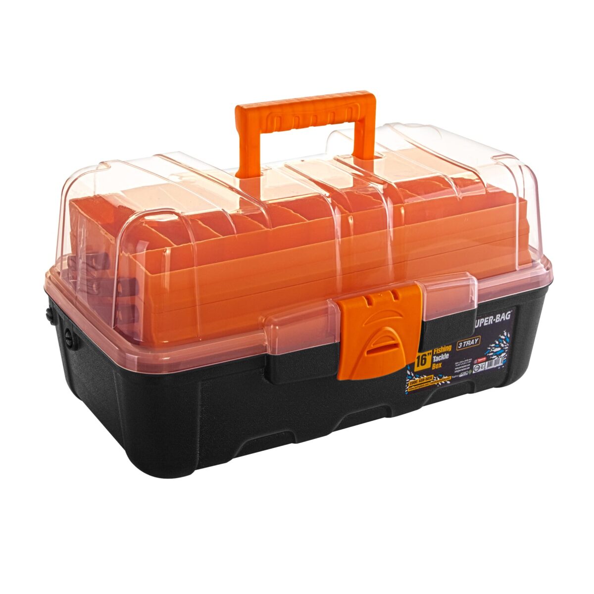 Super-Bag 16 inç 3 Raflı Balıkçılık ve Takım Çantası ASR-5038 - Görsel 2