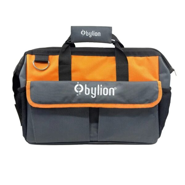 Bylion 12'' Organizer Bez Takım Çantası 31x22x10 cm - Turuncu/Gri