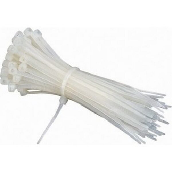 Plastik Cırt Kelepçe Beyaz 3,6x300 mm (100 Adet)
