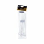 Tudor 3.6x200 mm Plastik Kablo Bağı (Cırt Kelepçe) 25'li Beyaz - Görsel 2