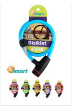 KSmart K-8298 Anahtarlı Kalın Neon Bisiklet Kilidi - Görsel 2