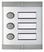 End Elektrik 3'lü Alüminyum Zil Butonu Paneli - Görsel 2