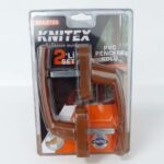 Knitex KTX-2725 2'li Kahverengi PVC Pimapen Pencere Kolu - Görsel 2