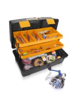 Super-Bag 17 İnç 41 Cm Raflı Cantilever Takım Çantası ASR-2052 Siyah Turuncu - Görsel 3