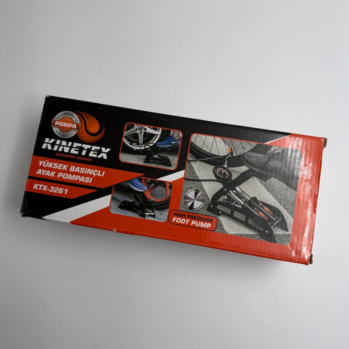 Kinetex KTX-3261 Çift Pistonlu Yüksek Basınçlı Ayak Pompası - Görsel 3