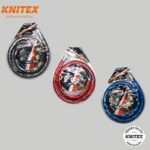 Knıtex KTX-2385 120 cm Çelik Motor ve Bisiklet Kilidi Kırmızı - Görsel 2