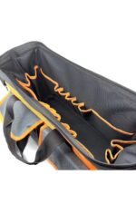 Bylion 12'' Organizer Bez Takım Çantası 31x22x10 cm - Turuncu/Gri - Görsel 3
