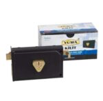Yuma YM-602 Tirajlı Kare Kilit Siyah 14 cm - Görsel 4