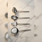 İlkChef 4 Parça Modern Mutfak Servis Seti Paslanmaz Çelik Sunum Gereçleri