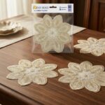 DGN Home P01 Desenli 6'lı Sunum Peçetesi 15 cm