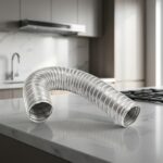 Onas 2 Metre 127 mm Esnek Alüminyum Aspiratör ve Davlumbaz Borusu