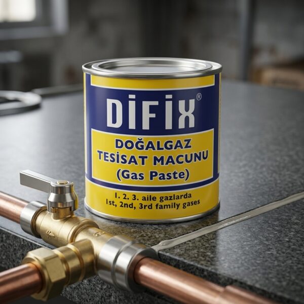 DİFİX Doğalgaz Tesisat Macunu 300 GR Teneke Kutu