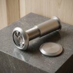 1625G Kapaklı Kapı Dürbünü 50-90 mm Satin Krom