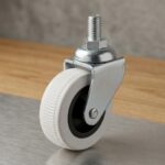 HTS 50x20 mm Vidalı Mobilya Tekeri Beyaz