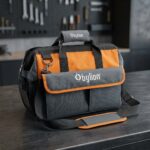 Bylion 12'' Organizer Bez Takım Çantası 31x22x10 cm - Turuncu/Gri