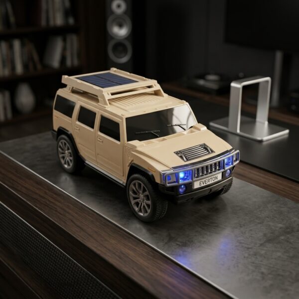 Everton RT-1971 Hummer Tasarımlı Bluetooth Hoparlör, FM Radyolu Taşınabilir Ses Sistemi