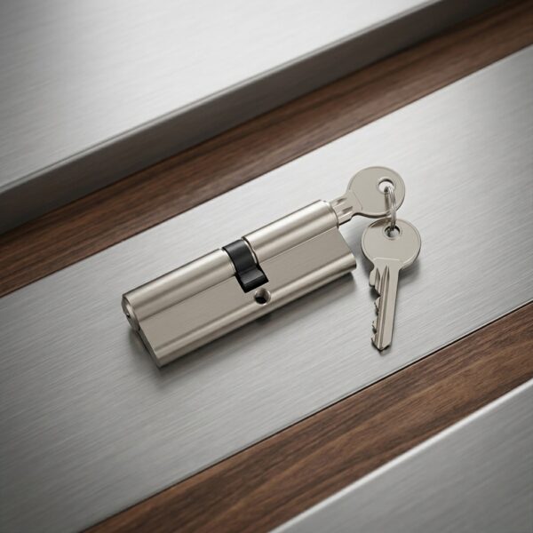 Deaks 68 mm Zamak Barel ve 2 Adet Anahtar Seti