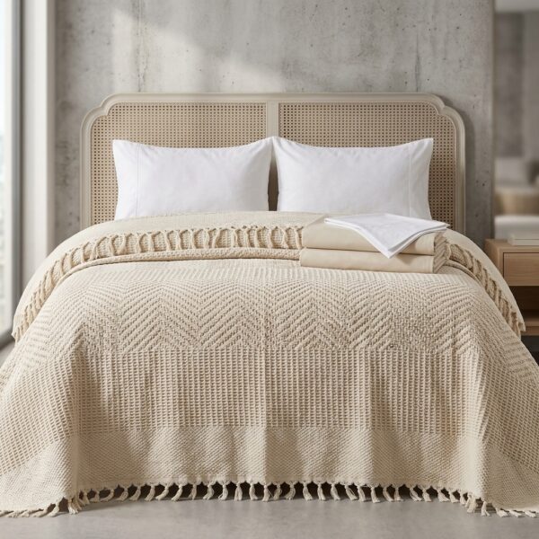 Favorite Çift Kişilik Pike Takımı 220x220 cm - Bej