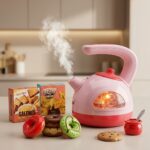 Duman Toys Little Gourmet Işıklı, Sesli ve Buharlı Oyuncak Kettle Seti Pembe