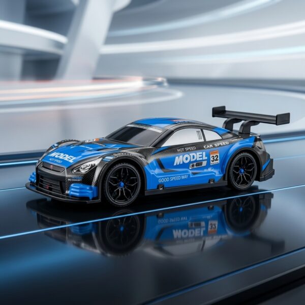 Duman Toys 1:16 2.4GHz Uzaktan Kumandalı Şarjlı Yarış Arabası Mavi