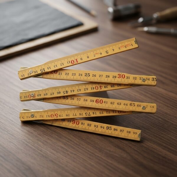 Krt-1083 1 Metre Ahşap Katlanır Metre