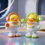 Dans Eden Astronot Civciv - Müzikli ve Işıklı Uzay Temalı Oyuncak