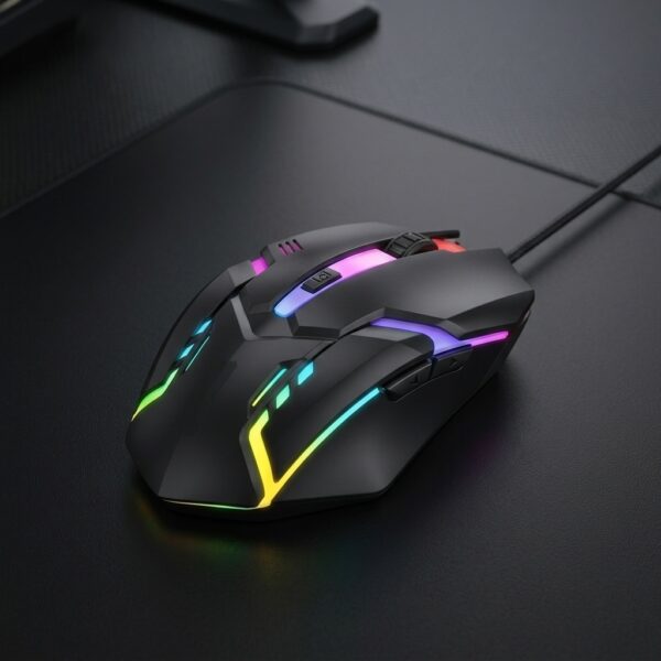 ULBAY X3 RGB Aydınlatmalı Ergonomik Kablolu Oyuncu Mouse