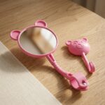 Pembe Ayı Figürlü Plastik Çocuk Bisiklet Aynası