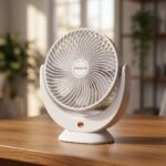 Princo PR-168X Şarjlı Masaüstü USB Vantilatör 3 Kademeli | Z-BİR AVM