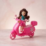 King Toys Beauty Bebek ve Pembe Scooter Oyun Seti