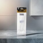 TUDOR 3,6x150 mm Beyaz Plastik Cırt Kelepçe 25 Adet