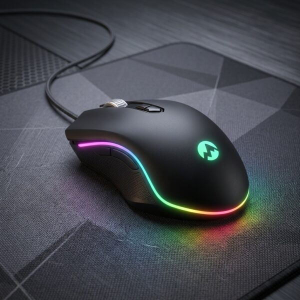 Everest SM-F09 TITANIO RGB Gaming Oyuncu Mouse