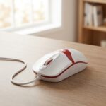 Everest SM-220 USB Kablolu Optik Mouse Beyaz Kırmızı