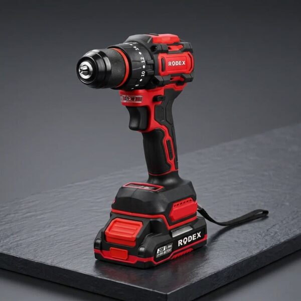 Rodex RDX3405 20V 2.0Ah Çift Akülü Kömürsüz Darbeli Matkap