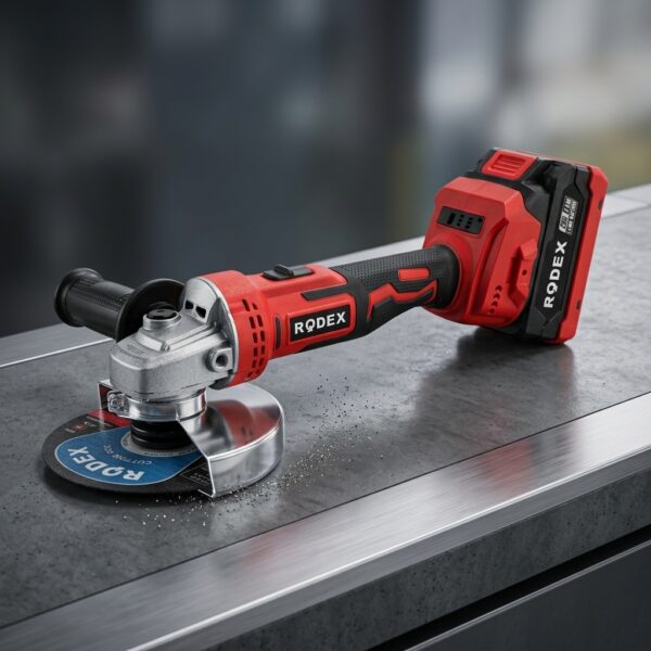 Rodex RDX1021 20V Akülü Avuç Taşlama Makinası 125mm