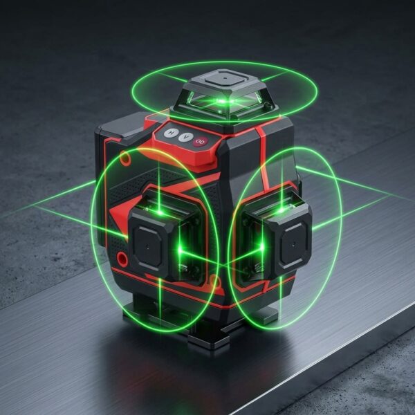 Rodex Rht0908140416 4D 16 Çizgili Yeşil Lazer Terazi