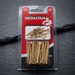 Medalyan 12x50 Sarı Çelik Tel Çivi 20 Adet