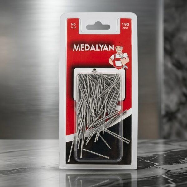 Medalyan 5x22 mm Cam Çivisi 190 Adet