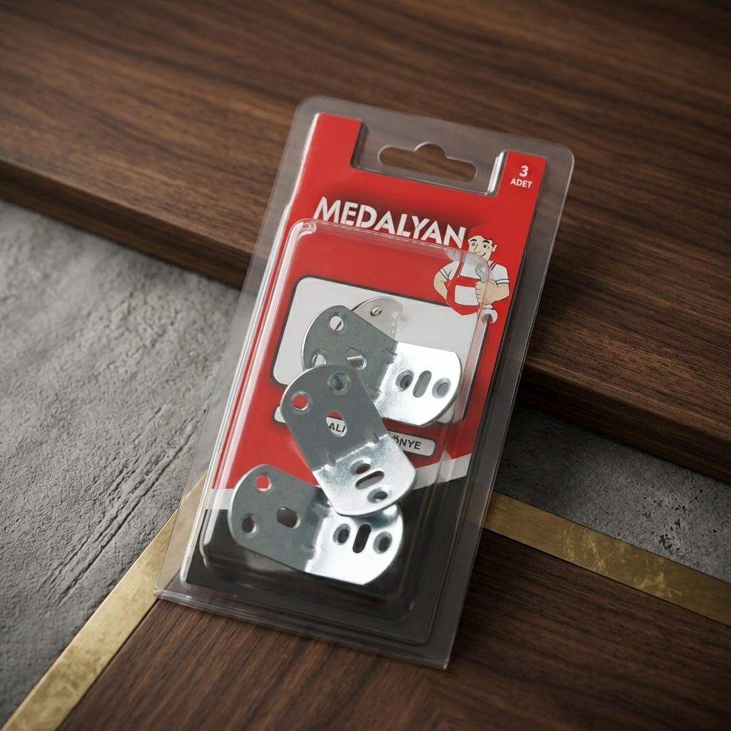 8680838414204.jpg Medalyan Oval Başlı Gönye 5x120 mm 3'lü Paket - Görsel 1