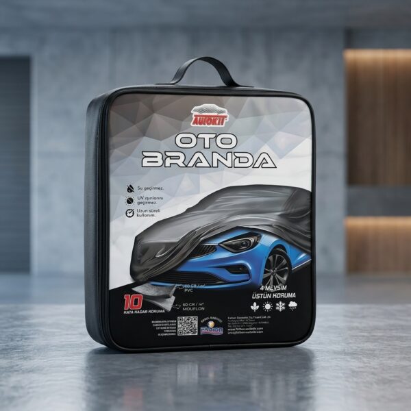Autokit SD 1 Araba Brandası – 10 Kat Su Geçirmez Oto Örtüsü Sedan Uyumlu