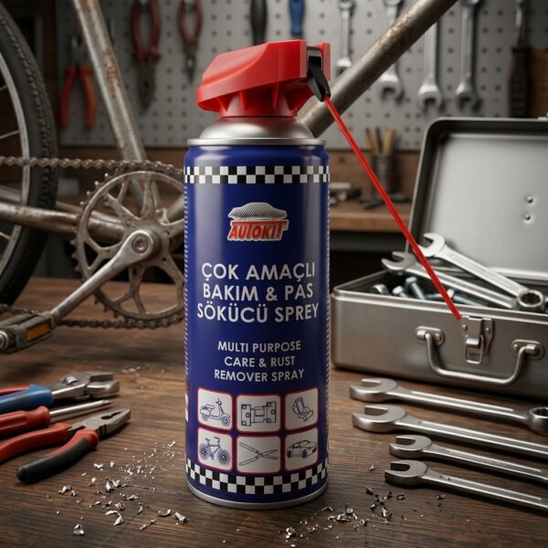 Autokit Çok Amaçlı Pas Sökücü ve Yağlayıcı Sprey 400 ml Kobra Başlıklı