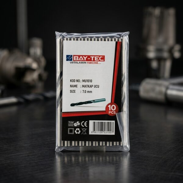 Bay-Tec MU1010 7.0 mm Matkap Ucu 10'lu Paket