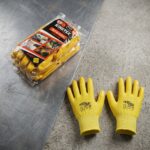 Kinetex KTX-1189 Sarı Nitril Kaplı İşçi Eldiveni