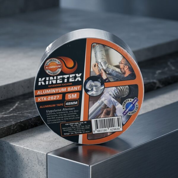 Kinetex Alüminyum Bant 48 mm x 5 Metre KTX-2827