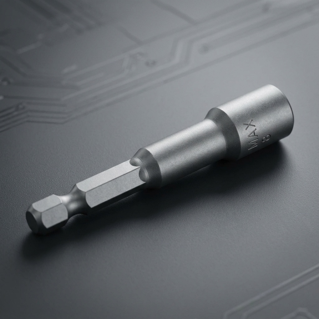 8681190449767.jpg 8x65 mm Manyetik Somun Adaptörü Uzun Vidalama Ucu - Görsel 1