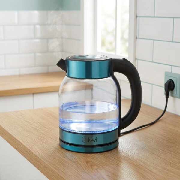 Kiwi KK 3333 1.8 Litre 1500W Cam Kettle Su Isıtıcı