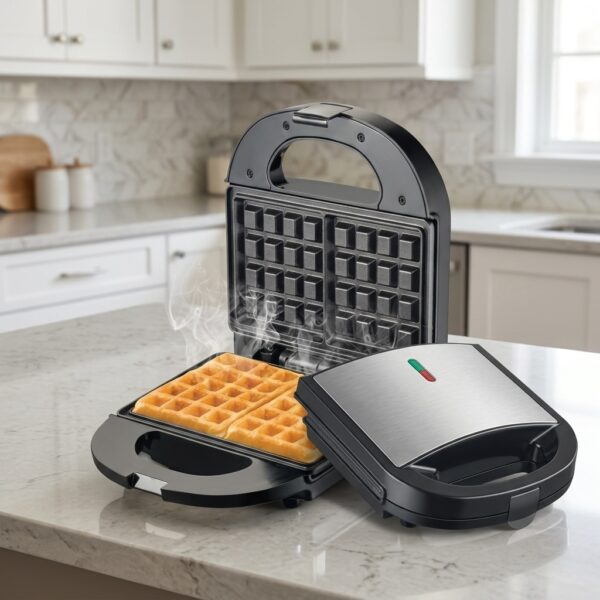 Kiwi KSM 2412W Waffle Makinesi Yapışmaz Plakalı