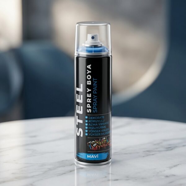 Steel Mavi Sprey Boya 200 ml