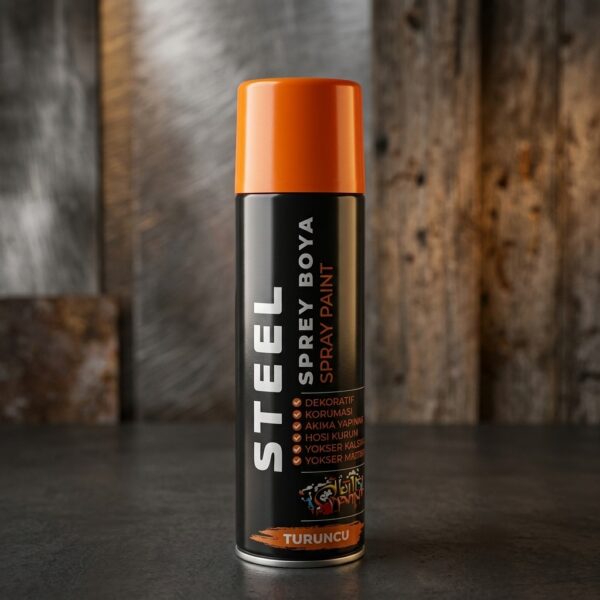 Steel Sprey Boya Turuncu 200 ml